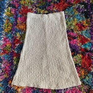 Vintage hand-knitted skirt